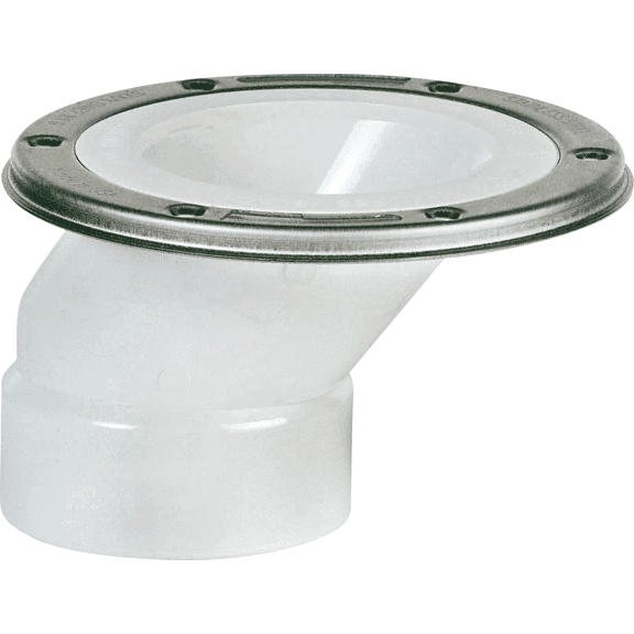 Sioux Chief PVC Offset Closet Flange With Swivel Ring - Pack of 12  Residential Use, Standard Application