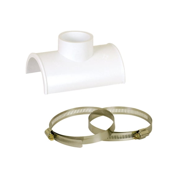 Sioux Chief 891-0312P Tapped Saddle Tee Smart Saddle Schedule 40 3" Slip in. X 2" D Hub PVC