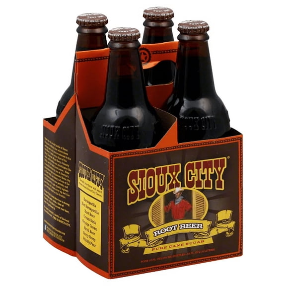 Sioux City Root Beer Made With Pure Cane Sugar, 24-Pack Case 12 fl. oz. Bottles