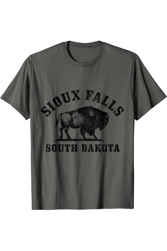 Sioux Falls South Dakota Bison Buffalo Vintage T-Shirt