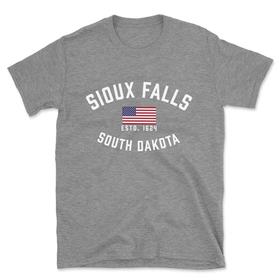 Sioux Falls South Dakota Patriot Men's Cotton T-Shirt
