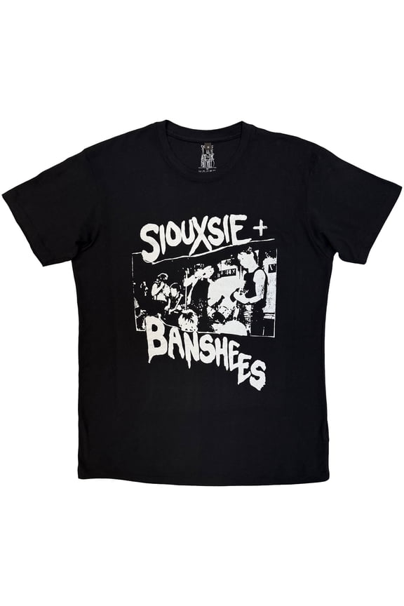Siouxsie & The Banshees Unisex Premium Carbon T-Shirt: Live! (Black)