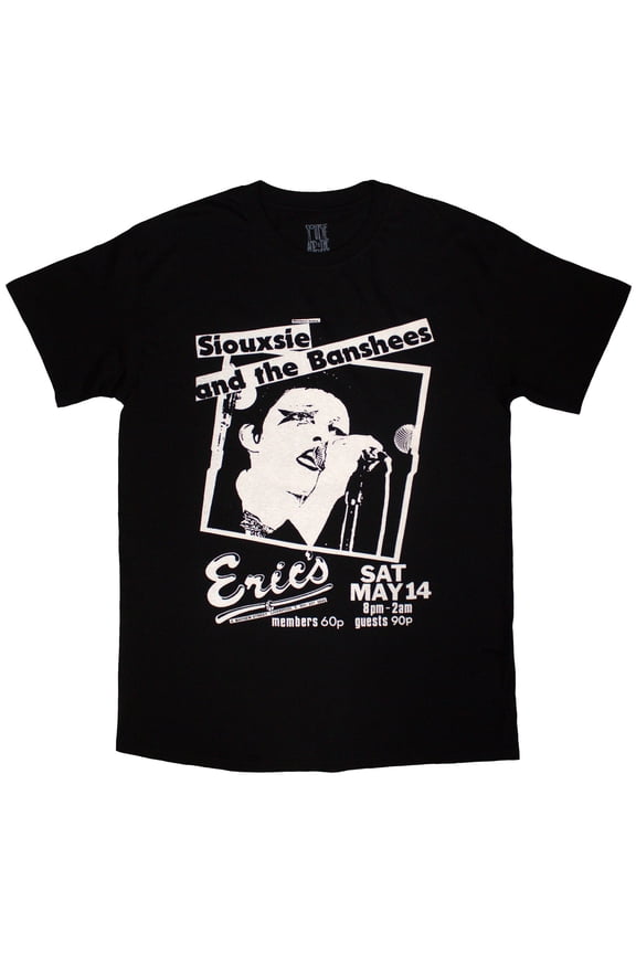 Siouxsie & The Banshees Unisex T-Shirt Eric's (Black)