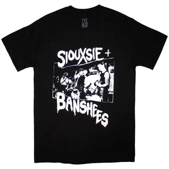 Siouxsie & The Banshees Unisex T-Shirt Live! (Black) (Large)