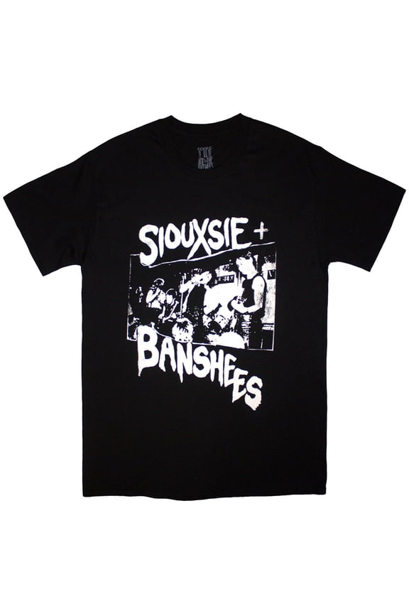 Siouxsie & The Banshees Unisex T-Shirt Live! (Black) (Large)