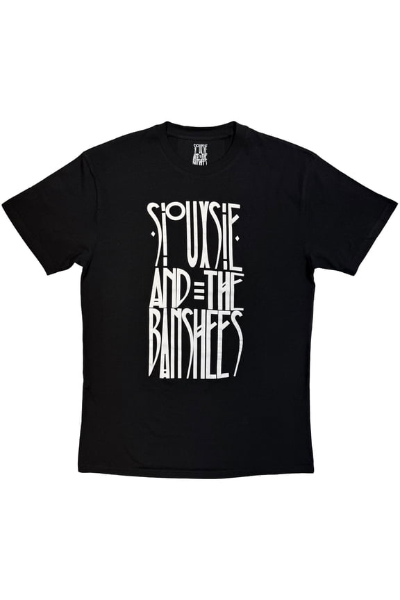 Siouxsie & The Banshees Unisex T-Shirt: Logo Mono (Black)
