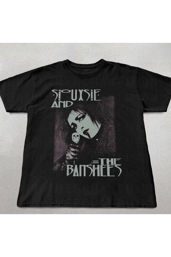 Siouxsie and the Banshees Shirt 90s goth band tee Gothic clothing Cute retro band shirts G
