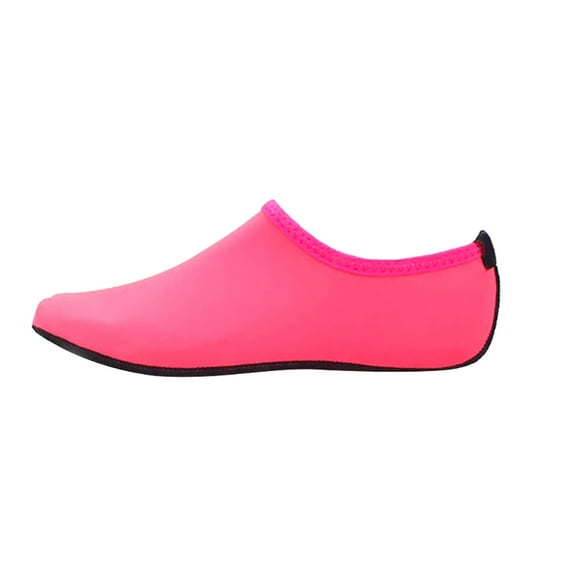 Sioweci 1 Pair Unisex Waterproof Beach Swimming Diving Snorkeling Socks Non-slip Shoes Orange XL