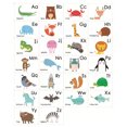 Sioweci 1 Set 26 Letters Flash Cards Waterproof ABC Alphabet English