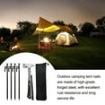 Sioweci 1 Set Tent Stake Kit with Hammer Storage Bag Glowinthedark