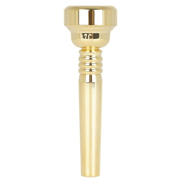 Sioweci 17C Size Professional Brass Trumpet Mouthpiece Musical Instrument Accessory Golden