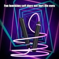 thumbnail image 1 of Sioweci 280CM Light-up Skipping Rope USB Rechargeable Color Changing LED Jump Rope Tangle-Free Beginner Kids Adults Fitness Training Jump Rope Style A, 1 of 13