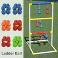 thumbnail image 1 of Sioweci 3 Pairs Ladder Ball Replacement Ladder Toss Game Balls Kids Ladderball Bolas Made from Real Golf Balls for Outdoor Lawn Yard Beach Game Blue and Yellow, 1 of 13
