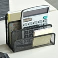 thumbnail image 1 of Sioweci 3-Tier Desktop Stacking File Holder Black Metal Mesh Mail Organizer Letter Holder Reinforced Design Space-Saving File Storage Rack for Desk Countertop Kitchen Black, 1 of 13