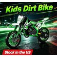 thumbnail image 1 of Sioweci 49CC Kids Dirt Bike,2-Stroke Gas Power Motocross Bike,Bikes Motocross,Off Road Gas Pocket Motorbike with Front Rear Disc Brakes,Mini Dirtbike, 1 of 11