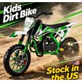 thumbnail image 1 of Sioweci 49cc 2-Stroke Gas Dirt Bike for Kids, Front/Rear Disc Brakes, 10" Off-Road Tires- Mini Motocross Bike for Trail & Uphill, 1 of 12