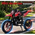 thumbnail image 1 of Sioweci 49cc Kids Dirt Bike, 4-Stroke Gas Powered Mini Motorcycle Up to 22MPH, Off-Road Dirt Bike for Kids with Front Rear Disc Brakes, Double Shock Absorption, 1 of 11