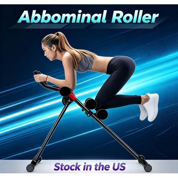 Sioweci AB Workout Machine, Ab Workout Equipment at Home Gym, Core & Abdominal Trainers,330 lbs Weight Capacity Strength Training Ab Cruncher, Foldable Adjustable Fitness Exerciser