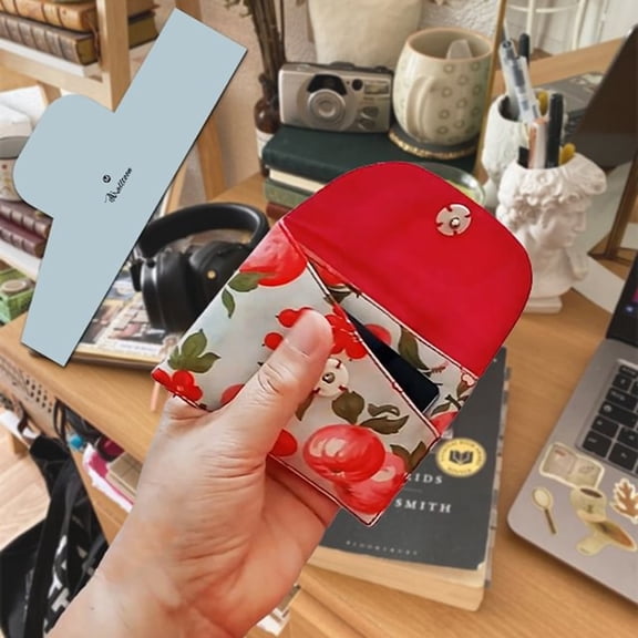 Wallet Ruler Template sunsanly Acrylic Template Ruler DIY Wallet Handcraft Ruler Clear Easy ...