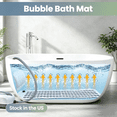 thumbnail image 1 of Sioweci Bathtub Bubble Machine,Portable Spa Bubble Bath Mat, Full Body Bubbling Bath Mat with Remote & Pillow, Electric Air Pump & Adjustable Bubble Settings, 1 of 11