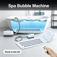 thumbnail image 1 of Sioweci Bubble Bath Mat, Bathtub Mat with Air Massage and Remote Control, Waterproof, Non-Slip, Adjustable Bubble Intensity, 45x17 Inch Full Body Spa Massager, 1 of 11