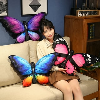 Butterfly shaped throw pillows clearance