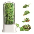 thumbnail image 1 of Sioweci Cilantro Storage Box for Refrigerator Herb Keeper with Clear Lid Adjustable Vents BPA-Free Preserves Vegetables Freshness Herb Storage Container for Cilantro Parsley Asparagus Clear, 1 of 13