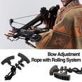 thumbnail image 1 of Sioweci Cross Winding Rope Cocking Device Cock Bow with Adjustable Nylon Double Design Long Lifespan T-Handle Assist Tool Black, 1 of 13