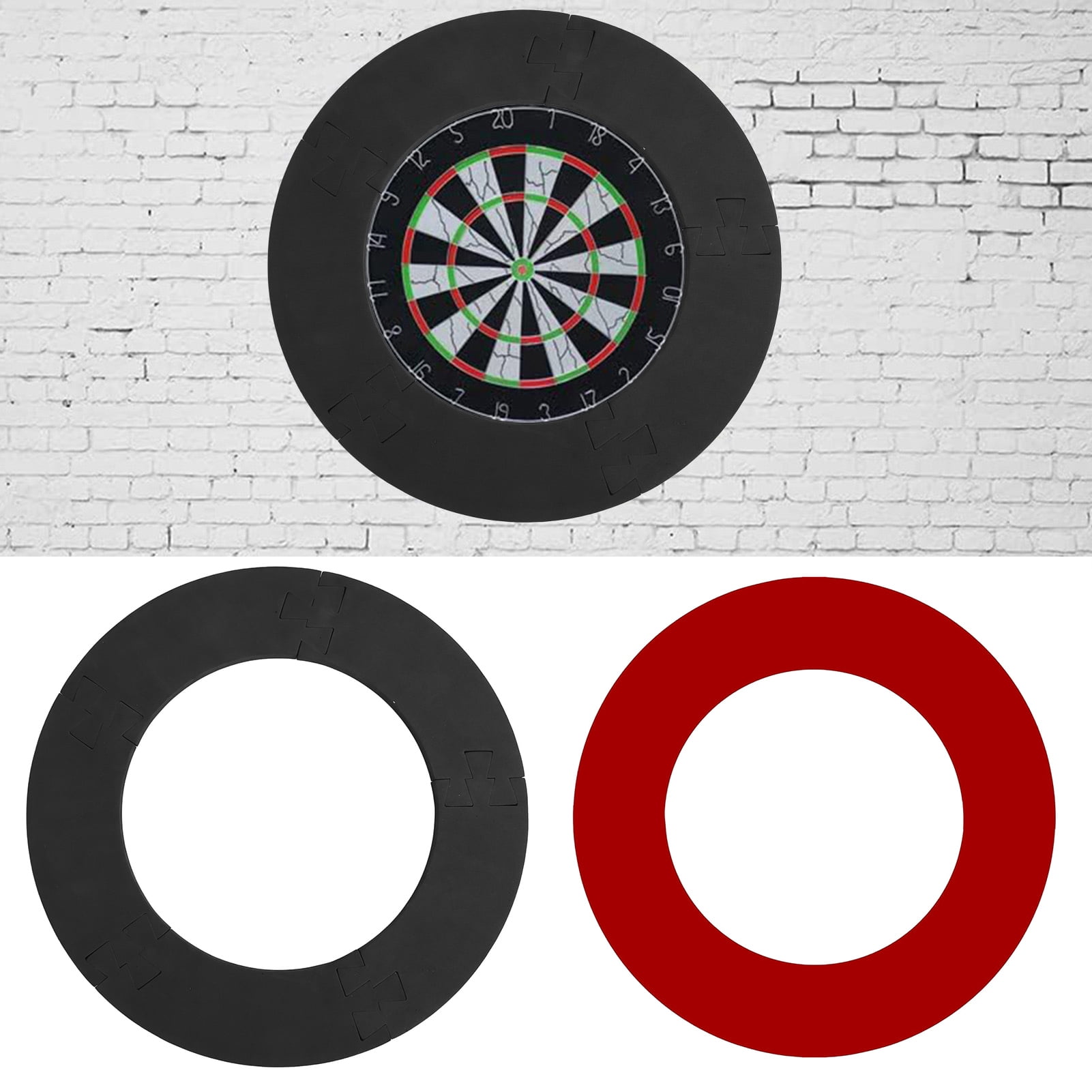 Dartboard Surround Beschermende Ring,Eva Wandbescherming Voor Gemiste Worpen ,Makkelijke Montage Voor Binnen & Buiten,Voorkomt Muurbeschadiging,Onmisbare Dart Accessoire. (Vleugels, T:2.5CM Dartboard Surround Beschermende Ring,Eva Wandbescherming Voor Gemiste Worpen ,Makkelijke Montage Voor Binnen & Buiten,Voorkomt Muurbeschadiging,Onmisbare Dart Accessoire. (Vleugels, T:2.5CM