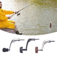 thumbnail image 1 of Sioweci Fishing Reel Rocker Arm Folding Heavy Duty Universal Fishing Spinning Reel Power Handle Grip Replacement Parts Fishing Accessories Style A Size S, 1 of 13