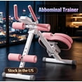 thumbnail image 1 of Sioweci Foldable Ab Machine,Adjustable Ab Trainer for Home Gym, Full-Body Core Workout Equipment with 5 Levels Height Adjustments,3 Level Inclined Angle Adjustment, LED Display & Silent Rollers, 1 of 11