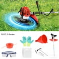thumbnail image 1 of Sioweci Hedge Trimmer 52CC 2-Stroke Gas Straight Shaft String Backpack Grass Trimmer,Professional High Power Grass Trimmer,Strong Powerful Full Functioning Guard Accessories (Red), 1 of 12