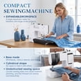 thumbnail image 1 of Sioweci Household Electric Sewing Machine,Portable Sewing Craft Machine,Compact Sewing Tool,Sewing And Quilting Machine,38 Built-in Stitches, Two Speeds, LED Light, 1 of 9