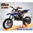 thumbnail image 1 of Sioweci Kids Dirt Bike,2-Stroke Gas Power Mini Dirt Bike with Shock Absorption and Disc Brake,Off-Road Tires Motorcycle, 1 of 12