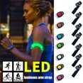 thumbnail image 1 of Sioweci LED Light Up Armband High Visibility Outdoor Sports Flashing Luminous Safety Band Adjustable Night Walking Running Riding Glow Arm Strap Green, 1 of 13