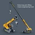 thumbnail image 1 of Sioweci Lifting Cranes Toy 360 Degree Rotating Base Adjustable Long Arm Retractable Sling Ornament Simulation Boys Girls Engineering Truck Model Toy Children Gift Yellow, 1 of 13