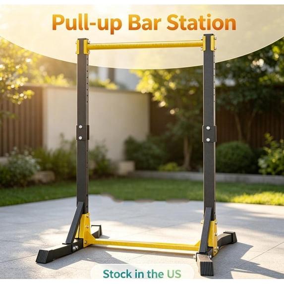 Sioweci Power Tower Pull Up Bar Station | Multi-Function Adjustable Height Dip Station for Home Gym Workout, Strength Training Fitness Equipment, Pull Up Stand 400LBS with 11 Gears Adjustment