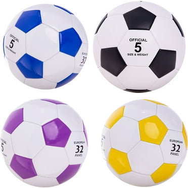 Sioweci Size 4 5 Faux Leather Wearproof Football Soccer Training Ball for Children Adult
