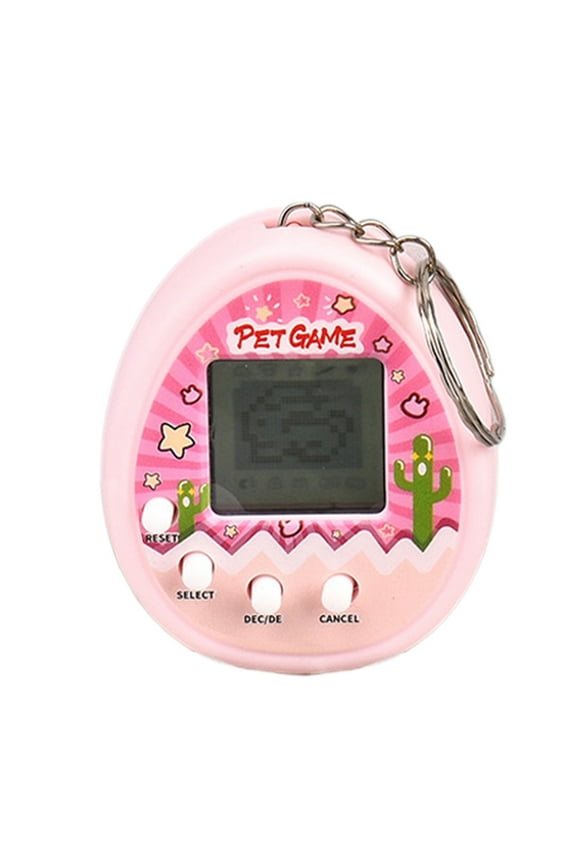 Virtual Electronic Digital Pet Keychain Game Digital Game Keychain,Nostalgic Virtual Digital Pet Retro Handheld Electronic Game Machine with Keychain for Boys Girls