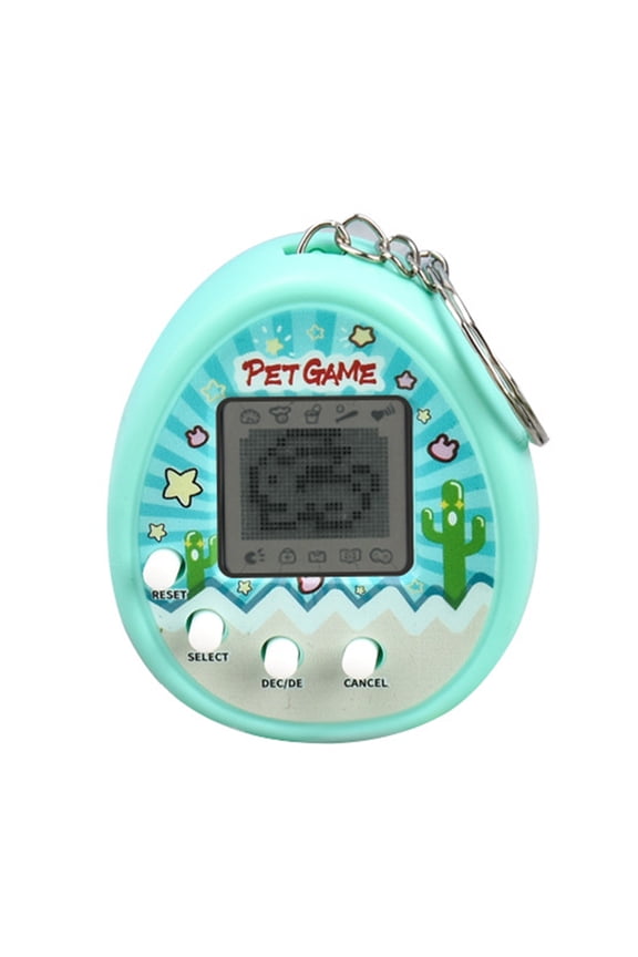 Virtual Electronic Digital Pet Keychain Game Digital Game Keychain,Nostalgic Virtual Digital Pet Retro Handheld Electronic Game Machine with Keychain for Boys Girls