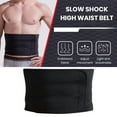 thumbnail image 1 of Sioweci Waist Trimmer Wide Coverage Effective Fat Burning Posture Correction Plus Size Mens Waist Trainer Sweat Belt Black XL, 1 of 13