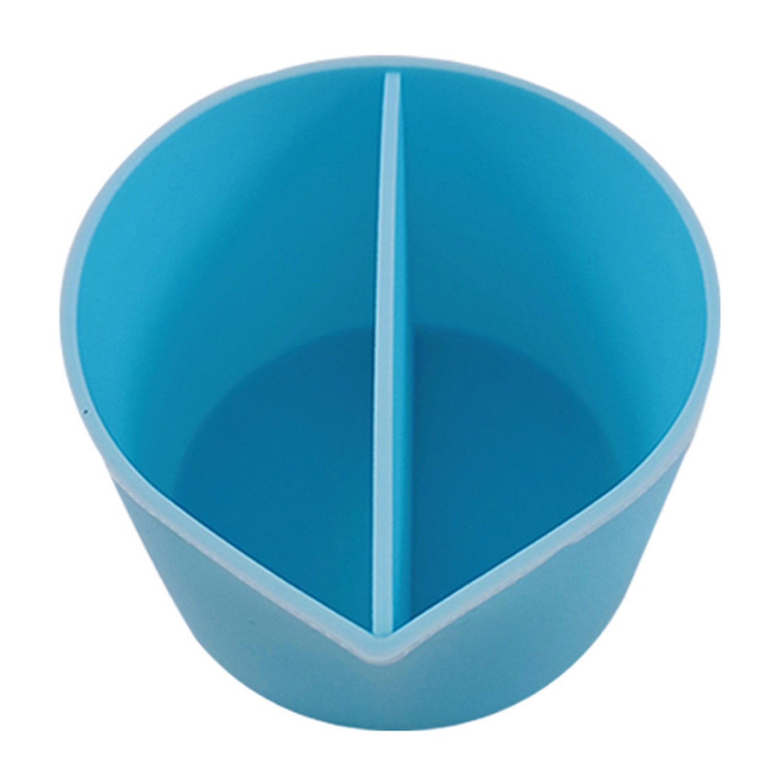 Sioweci Waterdrop Shape Color Mixing Cup Blue Soft Silicone DIY UV ...
