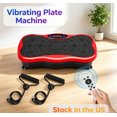 thumbnail image 1 of Sioweci Whole Body Vibration Plate Exercise Machine – Power Vibrating Plate for Lymphatic Drainage Weight Loss, Shake Plate Exercise Platform with Touch Screen & Resistance Bands, 1 of 11
