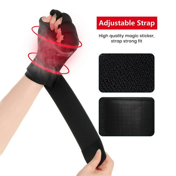 Sioweci Wrist Ice Pack Wrap for Carpal Tunnel Relief Hand Ice Pack Glove Cold Therapy Gel Cold Pack for Hand Arthritis Tendonitis Swelling Surgery Recovery Purple