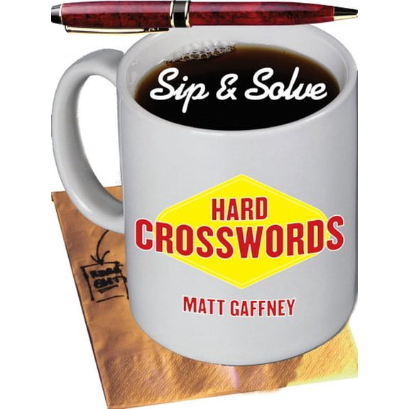 Sip & Solve®: Hard Crosswords
