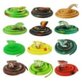Sipeihong 12 Pack 26 Inch Realistic Rubber Snakes Scare Birds, Keep