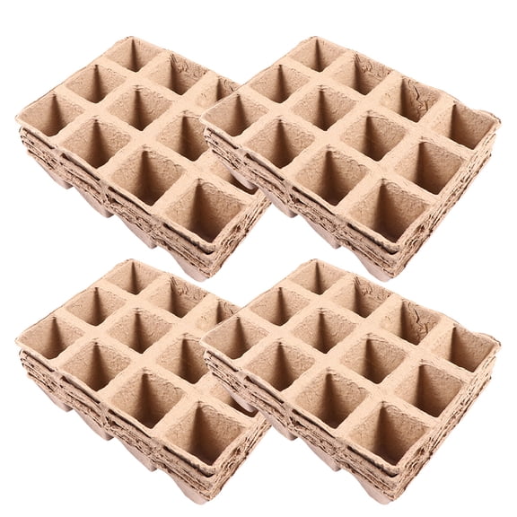 Sipeihong 18Pcs Biodegradable Peat Pots for Home Outdoor Transplanting