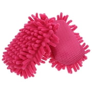 Sipeihong 2Pcs Microfiber Whiteboard Eraser & Car Wash Sponge Mitt