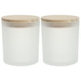 thumbnail image 1 of Sipeihong 2Pcs Round Glass Jars with Wood Lid - Kitchen Storage Containers, 1 of 10