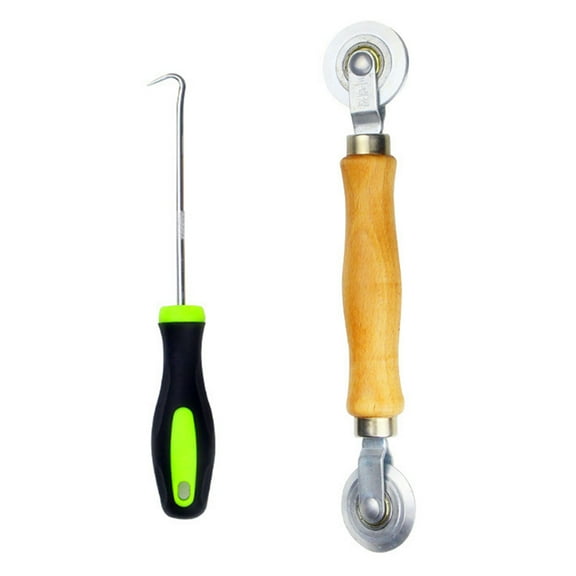 Sipeihong 2pcs Mesh Screen Window Door Installation Tool Screen Spline Roller Tools